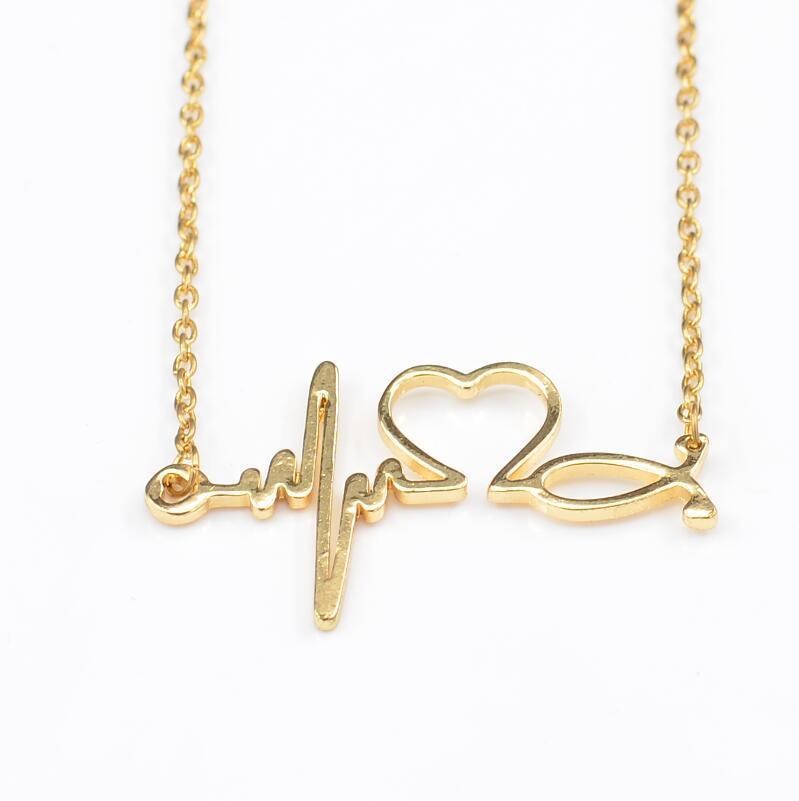 Heartbeat Love Heart Necklace for Women – Elegant Romantic Jewelry