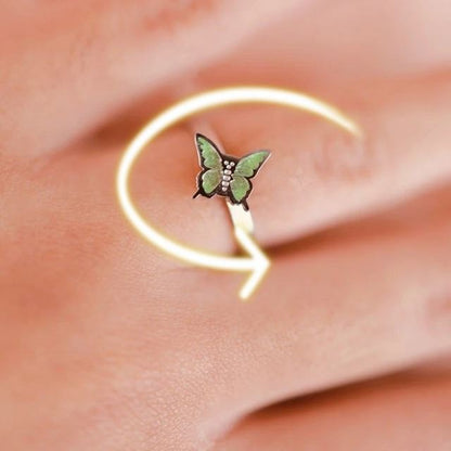 Rotating Finger Spinner Anxiety Ring – Fidget Stress Relief Jewelry for Women